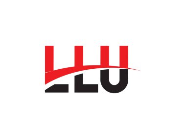 LLU ilk harf logo tasarım vektör şablonu. kurumsal iş kimliği için yaratıcı sembol.