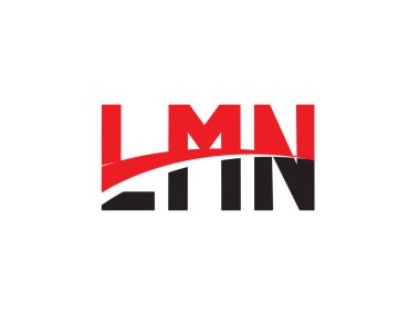 LMN ilk harf logo tasarım vektör şablonu. kurumsal iş kimliği için yaratıcı sembol.