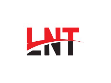 LNT Letter İlk Logo Tasarım Vektörü İllüstrasyonu