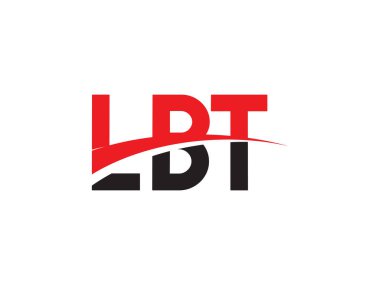 LBT Harf İlk Logo Tasarım Vektörü İllüstrasyonu