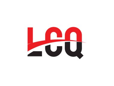 LCQ Harf İlk Logo Tasarım Vektörü İllüstrasyonu