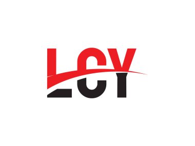 LCY Letter İlk Logo Tasarım Vektörü İllüstrasyonu