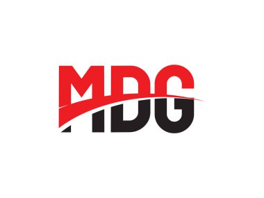 MDG ilk harf logo tasarım vektör şablonu. kurumsal iş kimliği için yaratıcı sembol.
