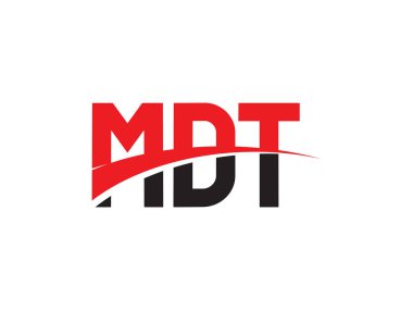 MDT ilk harf logo tasarım vektör şablonu. kurumsal iş kimliği için yaratıcı sembol.