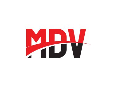 MDV ilk harf logo tasarım vektör şablonu. kurumsal iş kimliği için yaratıcı sembol.