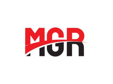 MGR ilk harf logo tasarım vektör şablonu. kurumsal iş kimliği için yaratıcı sembol.