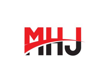 MHJ ilk harf logo tasarım vektör şablonu. kurumsal iş kimliği için yaratıcı sembol.