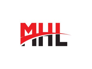 MHL ilk harf logo tasarım vektör şablonu. kurumsal iş kimliği için yaratıcı sembol.