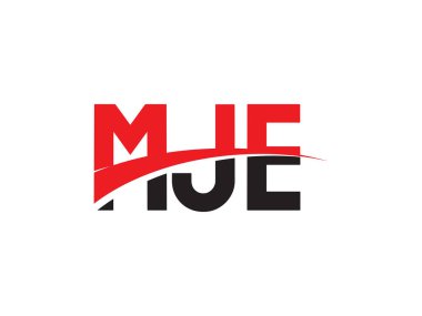 MJE ilk harf logo tasarım vektör şablonu. kurumsal iş kimliği için yaratıcı sembol.