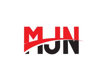 MJN ilk harf logo tasarım vektör şablonu. kurumsal iş kimliği için yaratıcı sembol.
