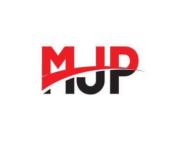 MJP ilk harf logo tasarım vektör şablonu. kurumsal iş kimliği için yaratıcı sembol.