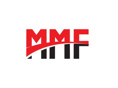 kırmızı siyah harfler, yazı tipi parafı, logo tasarımı, vektör illüstrasyonu, MMF