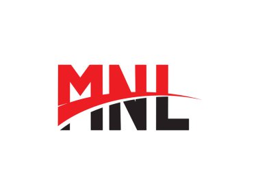 siyah kırmızı harfler, tipografi, vektör illüstrasyonu, MNL