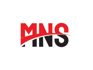 siyah kırmızı harfler, tipografi, vektör illüstrasyonu, MNS