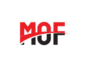 siyah kırmızı harfler, tipografi, vektör illüstrasyonu, MOF