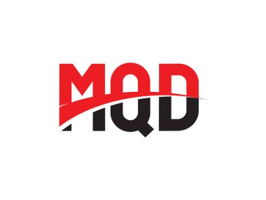 MQD ilk harf logo tasarım vektör şablonu. kurumsal iş kimliği için yaratıcı sembol.