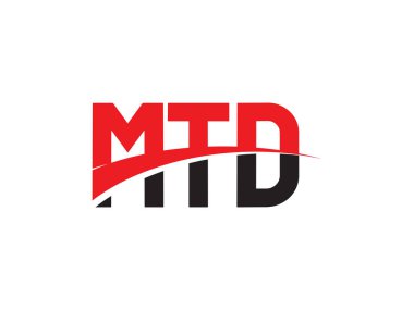 MTD ilk harf logo tasarım vektör şablonu. kurumsal iş kimliği için yaratıcı sembol.