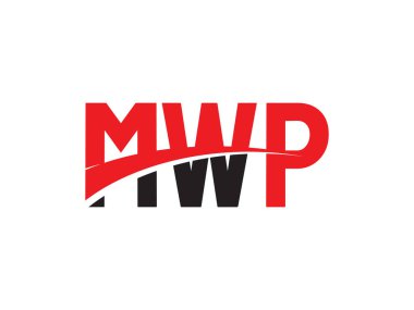 MWP ilk harf logo tasarım vektör şablonu. kurumsal iş kimliği için yaratıcı sembol.