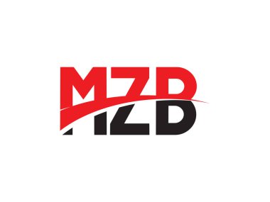 MZB ilk harf logo tasarım vektör şablonu. kurumsal iş kimliği için yaratıcı sembol.