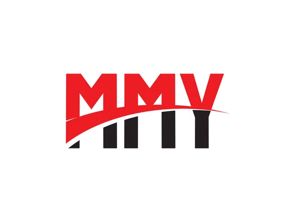 Black Red Letters Typography Vector Ilustração Mmy — Vetor de Stock