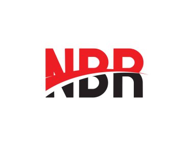 NBR ilk harf logo tasarım vektör şablonu. kurumsal iş kimliği için yaratıcı sembol.