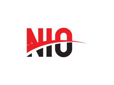 NIO ilk harf logo tasarım vektör şablonu. kurumsal iş kimliği için yaratıcı sembol.