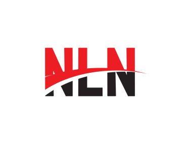 NLN ilk harf logo tasarım vektör şablonu. kurumsal iş kimliği için yaratıcı sembol.
