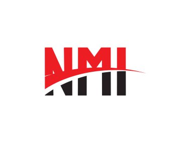 NMI ilk harf logo tasarım vektör şablonu, kurumsal iş kimliği için yaratıcı sembol.