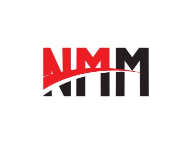 NMM ilk harf logo tasarım vektör şablonu, kurumsal iş kimliği için yaratıcı sembol.