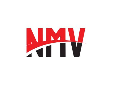 NMV ilk harf logo tasarım vektör şablonu, kurumsal iş kimliği için yaratıcı sembol.