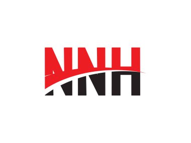 NNH ilk harf logo tasarım vektör şablonu, kurumsal iş kimliği için yaratıcı sembol.