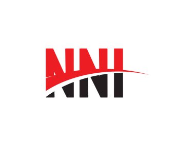 NNI ilk harf logo tasarım vektör şablonu, kurumsal iş kimliği için yaratıcı sembol.