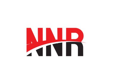 NNR ilk harf logo tasarım vektör şablonu, kurumsal iş kimliği için yaratıcı sembol.