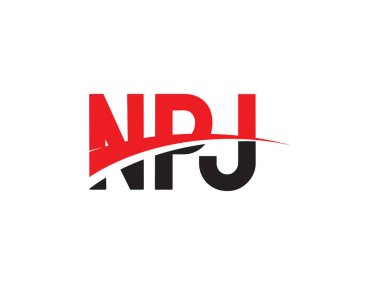 NPJ ilk harf logo tasarım vektör şablonu, kurumsal iş kimliği için yaratıcı sembol.