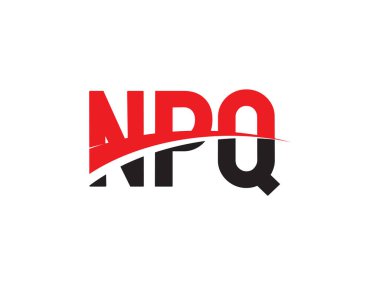 NPQ ilk harf logo tasarım vektör şablonu, kurumsal iş kimliği için yaratıcı sembol.
