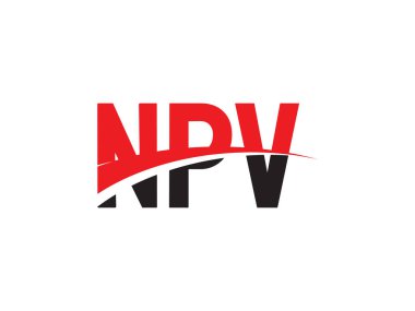NPV ilk harf logo tasarım vektör şablonu, kurumsal iş kimliği için yaratıcı sembol.