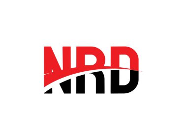 NRD ilk harf logo tasarım vektör şablonu, kurumsal iş kimliği için yaratıcı sembol.