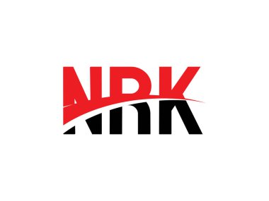 NRK ilk harf logo tasarım vektör şablonu, kurumsal iş kimliği için yaratıcı sembol.