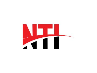 NTI ilk harf logo tasarım vektör şablonu, kurumsal iş kimliği için yaratıcı sembol.