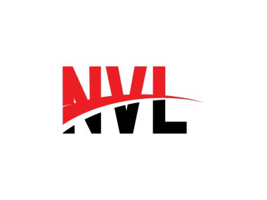 NVL ilk harf logo tasarım vektör şablonu, kurumsal iş kimliği için yaratıcı sembol.