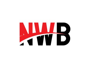 NWB ilk harf logo tasarım vektör şablonu, kurumsal iş kimliği için yaratıcı sembol.