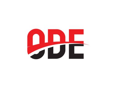 ODE ilk harf logo tasarım vektör şablonu, kurumsal iş kimliği için yaratıcı sembol.