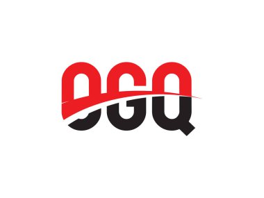 OGQ ilk harf logo tasarım vektör şablonu, kurumsal iş kimliği için yaratıcı sembol.