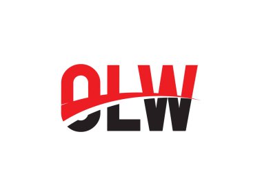 OLW ilk harf logo tasarım vektör şablonu. kurumsal iş kimliği için yaratıcı sembol.
