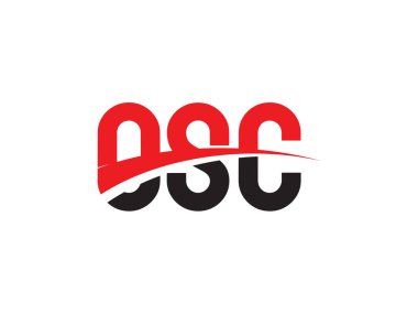 OSC ilk harf logo tasarım vektör şablonu. kurumsal iş kimliği için yaratıcı sembol.