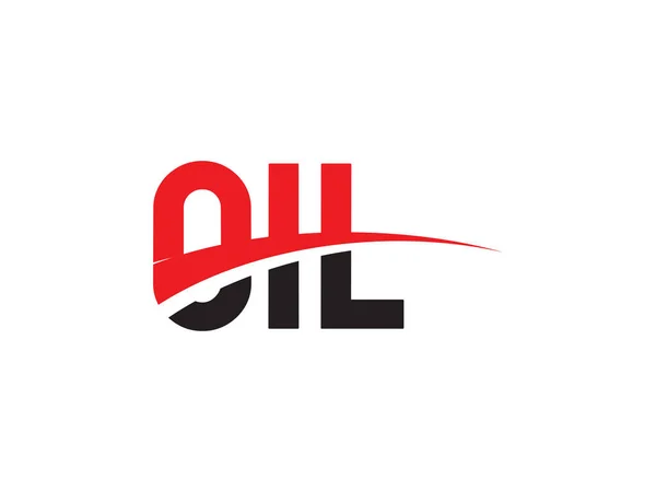 Oil Ilk Harf Logo Tasarım Vektör Şablonu Kurumsal Kimliği Için — Stok Vektör