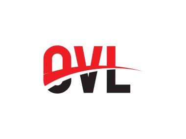OVL ilk harf logo tasarım vektör şablonu. kurumsal iş kimliği için yaratıcı sembol.