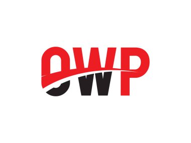 OWP ilk harf logo tasarım vektör şablonu. kurumsal iş kimliği için yaratıcı sembol.
