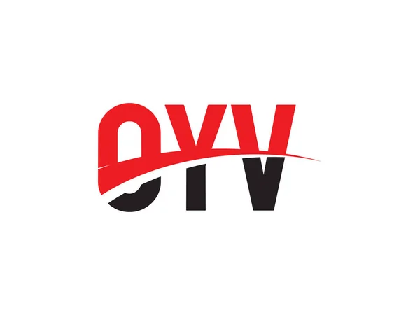 Oyv Letters Initial Design Vector — стоковый вектор