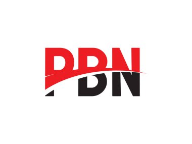PBN ilk harf logo tasarım vektör şablonu. kurumsal iş kimliği için yaratıcı sembol.